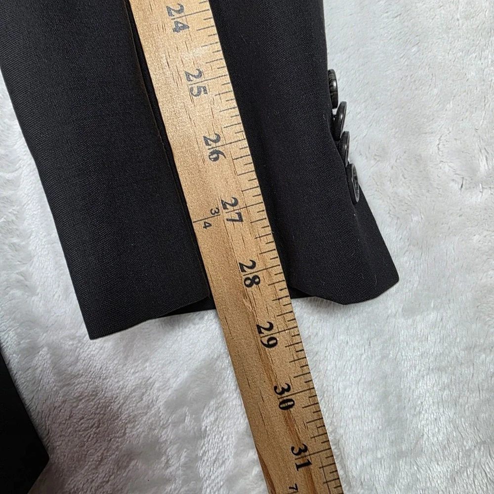 44XL Jack Victor Men's Sport Coat Black 3Sixty5 100% Italian Wool Blazer Jacket